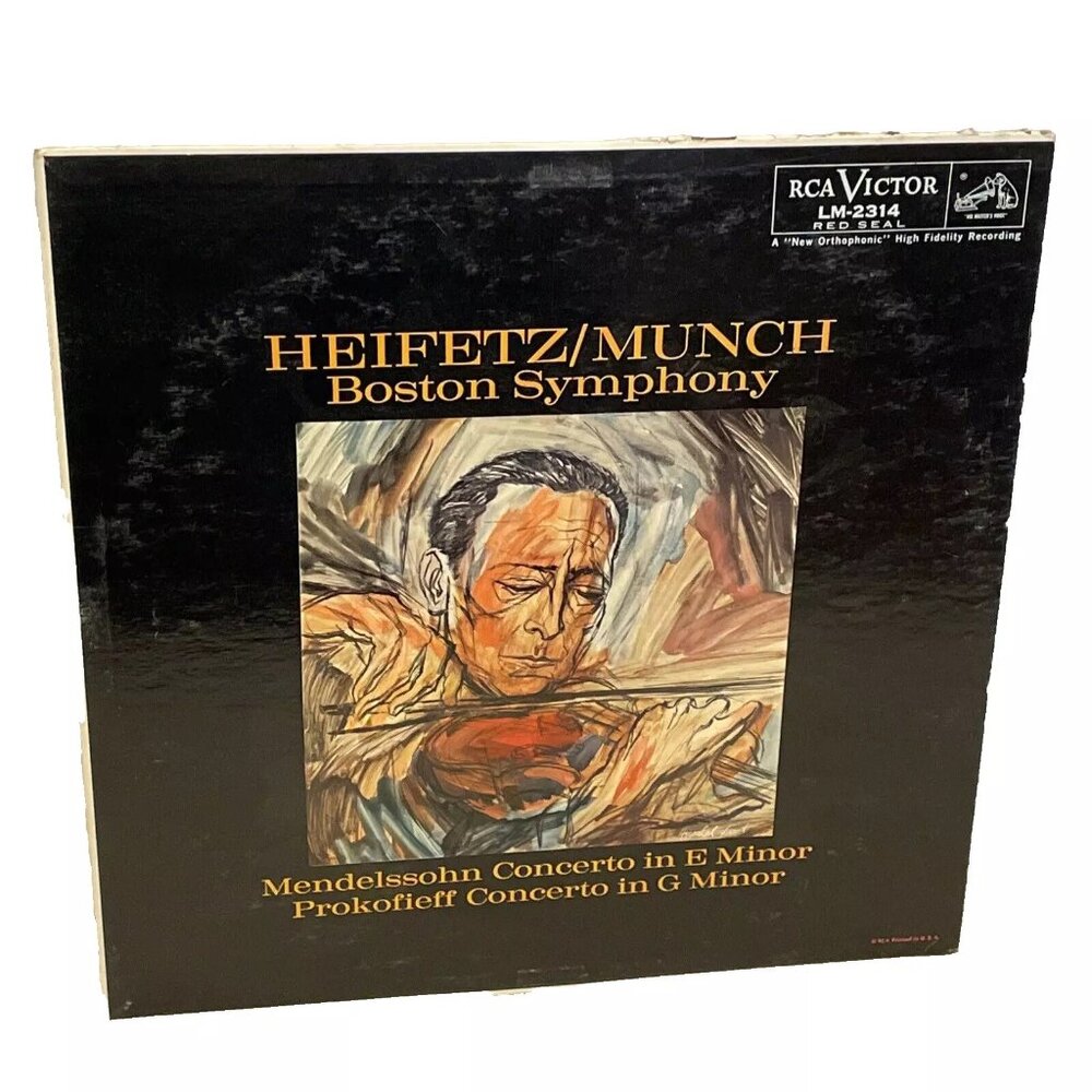 Mendelssohn Concerto In E Minor Prokofieff Concerto In G Minor (Vinyl, 1959) RCA